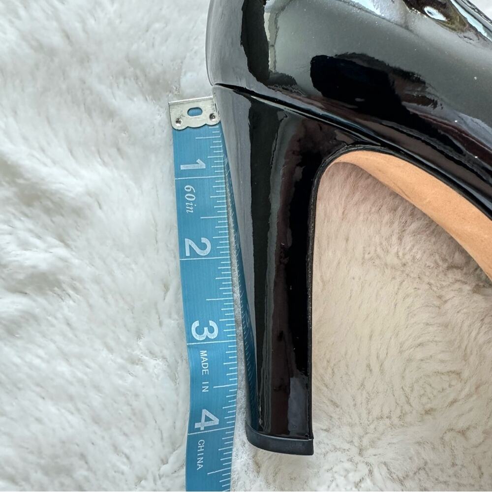 CHANEL women patent leather high heel shoes size 36 EU Authentic - Picture 6 of 9